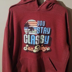 Stay Classy San Diego Hoodie Sweatshirt Size XL